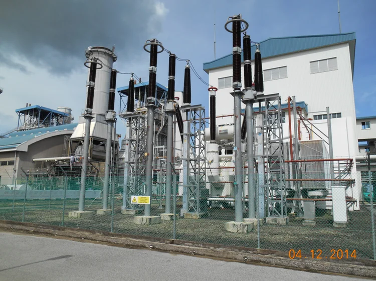 Bintulu electrical substation in Malaysia